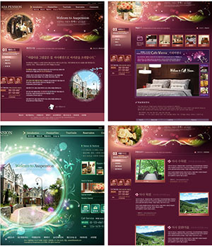 韩国地产网站设计效果图